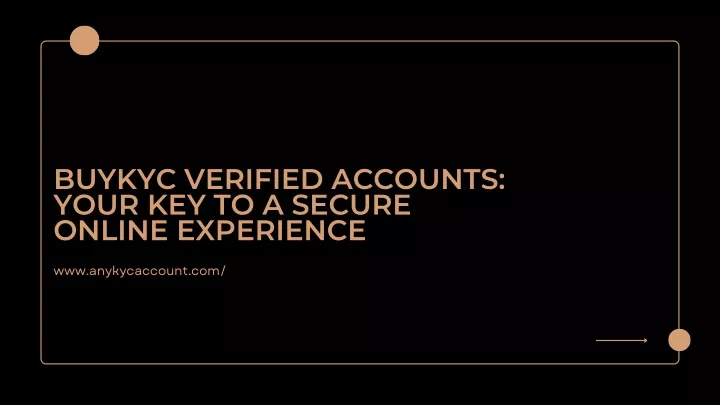 buykyc verified accounts your key to a secure