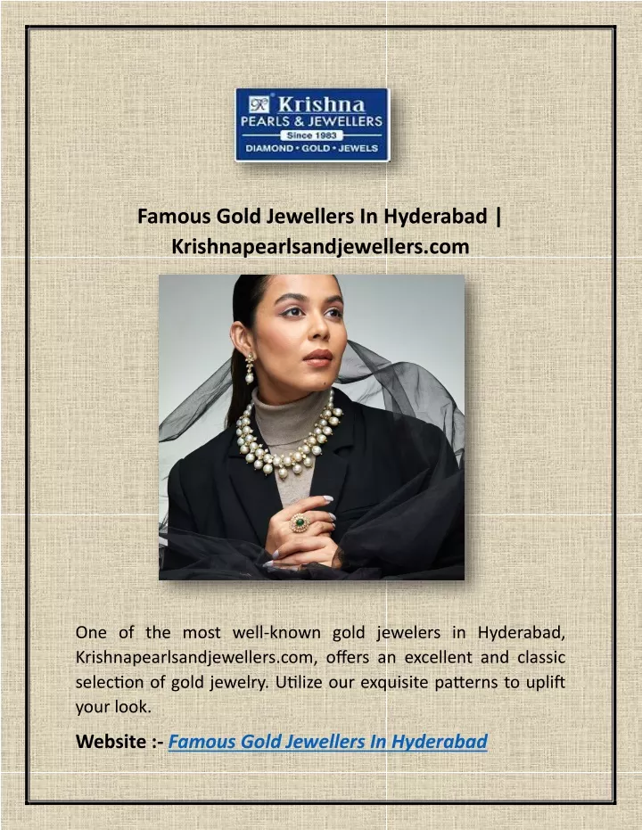 famous gold jewellers in hyderabad