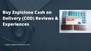Buy Zopiclone Cash on Delivery (_COD) Reviews & Experiences