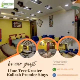 Hotel in Kailash Colony | Lime Tree Hotels