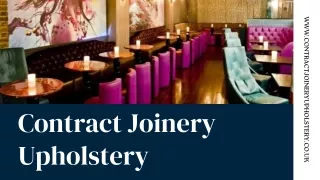 Restaurant Upholstery