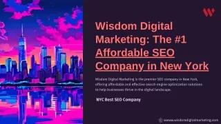 Wisdom Digital Marketing Affordable SEO Solutions That Work