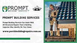 Registered Builder in Perth - Prompt Building Services