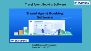 Travel Agent Booking Software