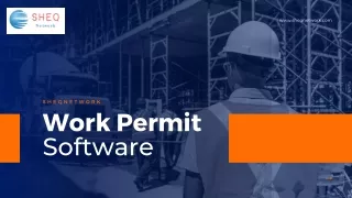 Comprehensive Work Permit Management Software for Safe Work Permits