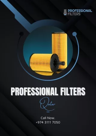 Professional filters in Doha,Qatar