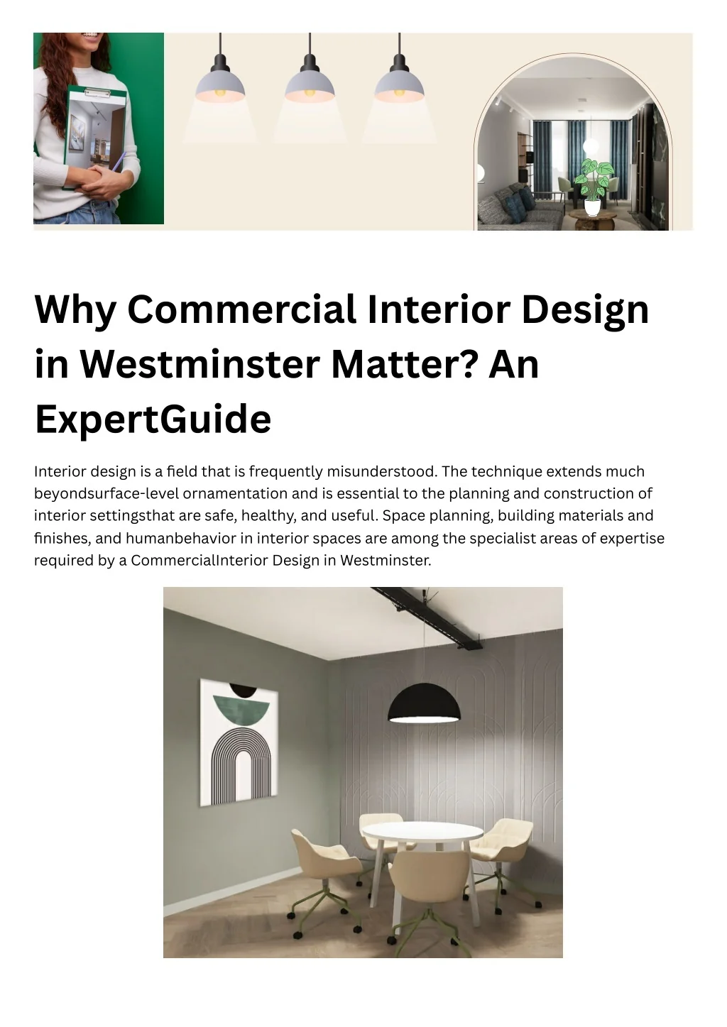 PPT - Why Commercial Interior Design in Westminster Matter An Expert (3 ...