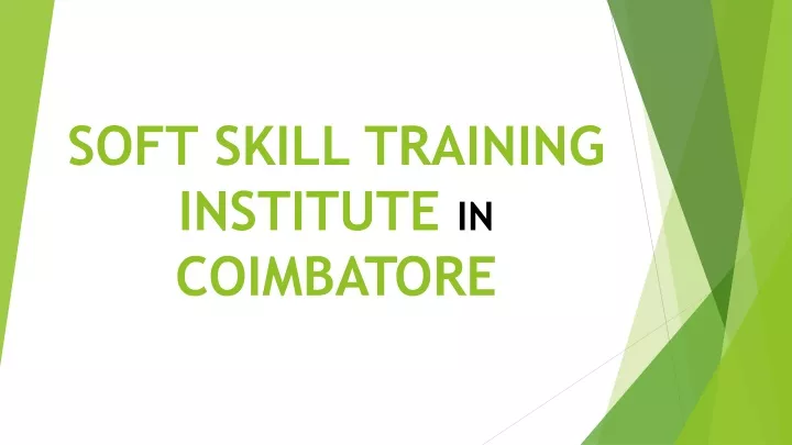 soft skill training institute in coimbatore
