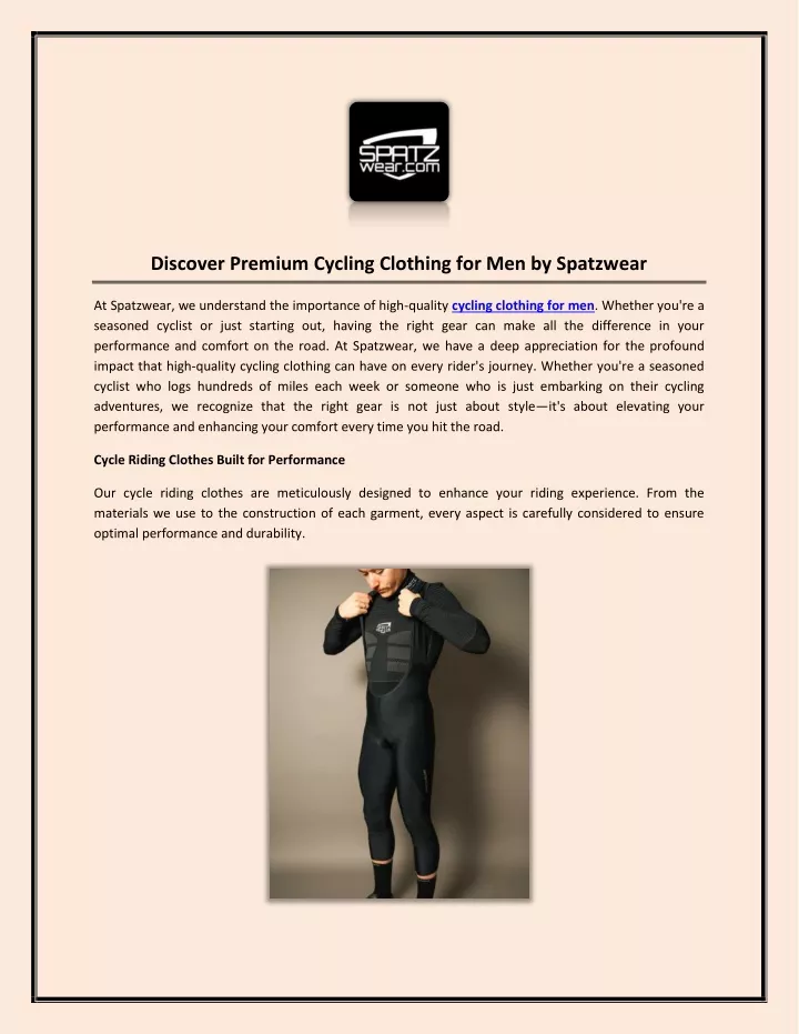 discover premium cycling clothing