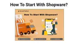 How To Start With Shopware_