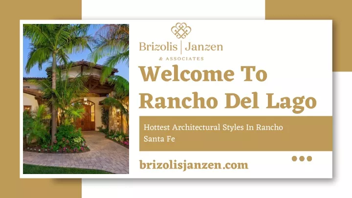 welcome to rancho del lago hottest architectural