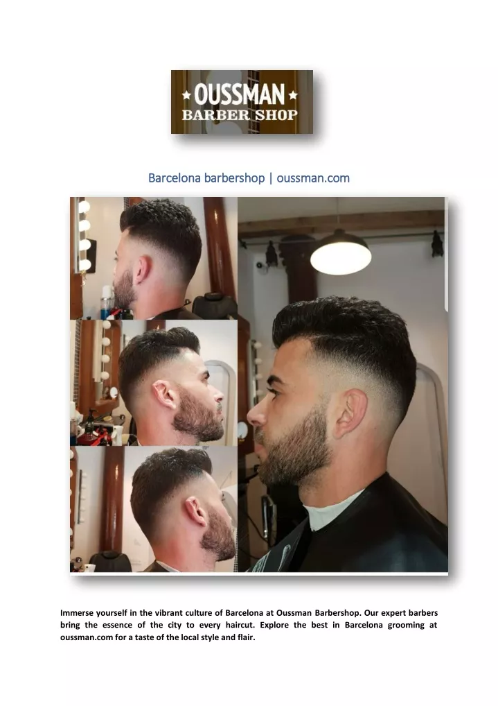 barcelona barbershop oussman com barcelona