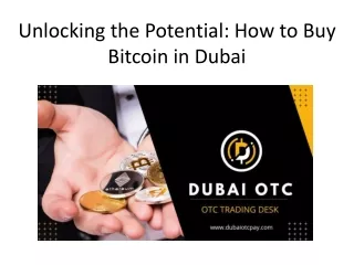 unlocking the potential how to buy bitcoin in dubai