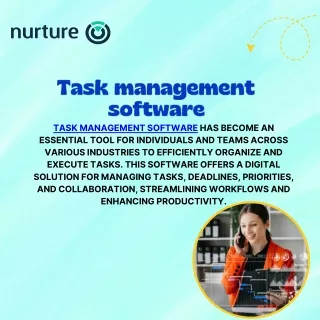 Task management software: Nurture CRM