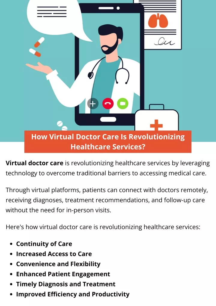 how virtual doctor care is revolutionizing