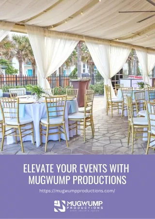 Experience Excellence with Mugwump Productions' Event Production Services