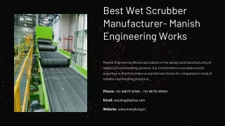 Best Wet Scrubber Manufacturer, Best Best Wet Scrubber Manufacturer