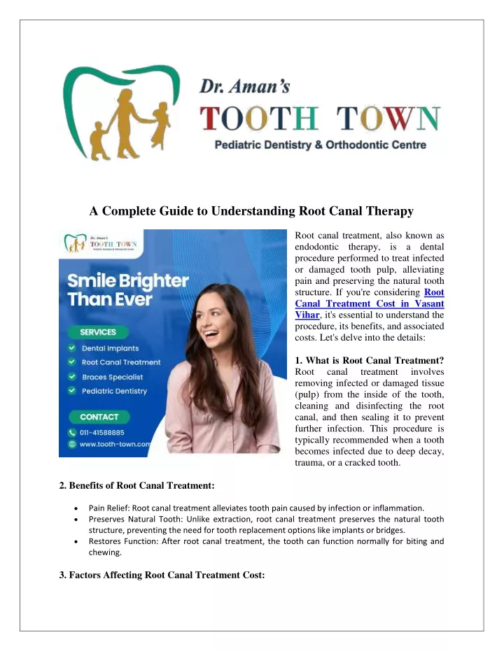 a complete guide to understanding root canal
