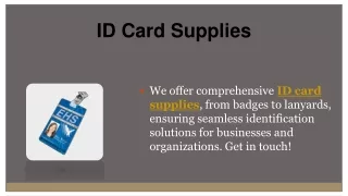 ID Card Supplies
