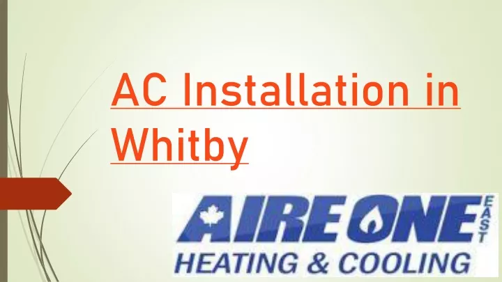 ac installation in whitby