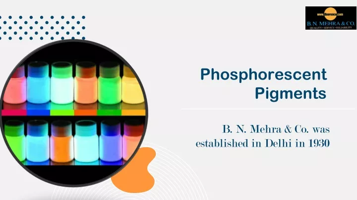 phosphorescent pigments
