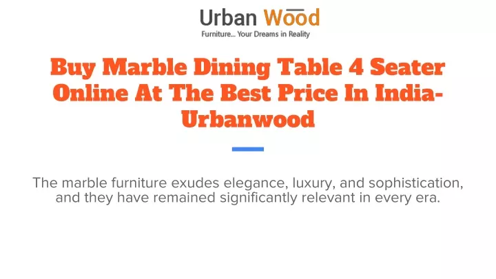 buy marble dining table 4 seater online at the best price in india urbanwood