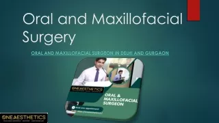 Oral and Maxillofacial Surgery - Oneaesthetics