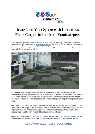 floor carpet Floor Carpet Dubai: Premium Carpeting Solutions for Your Home or Of