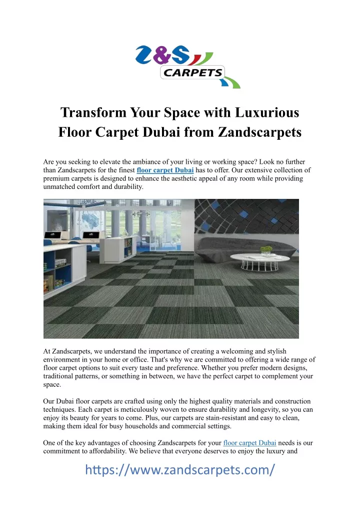 transform your space with luxurious floor carpet