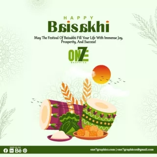 Happy Baisakhi | Vaisakhi Poster | One 7 Graphics | Happy Baisakhi 2024