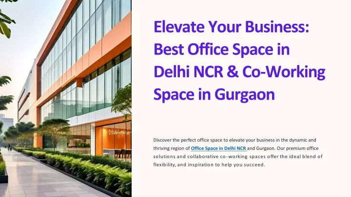 elevate your business best office space in delhi
