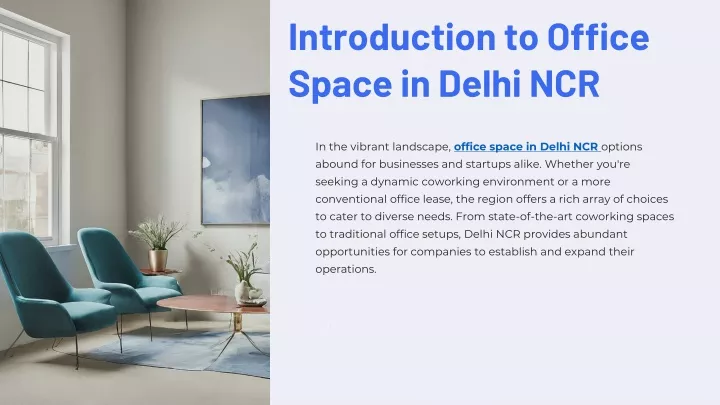 introduction to office space in delhi ncr