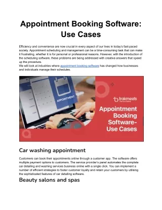 Appointment Booking Software_  Use Cases