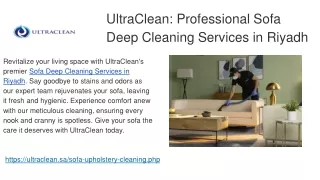 UltraClean_ Professional Sofa Deep Cleaning Services in Riyadh
