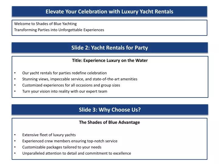 elevate your celebration with luxury yacht rentals