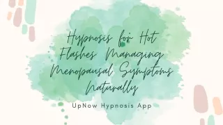 Hypnosis for Hot Flashes Managing Menopausal Symptoms Naturally