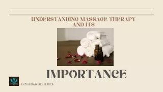 understanding massage therapy and its