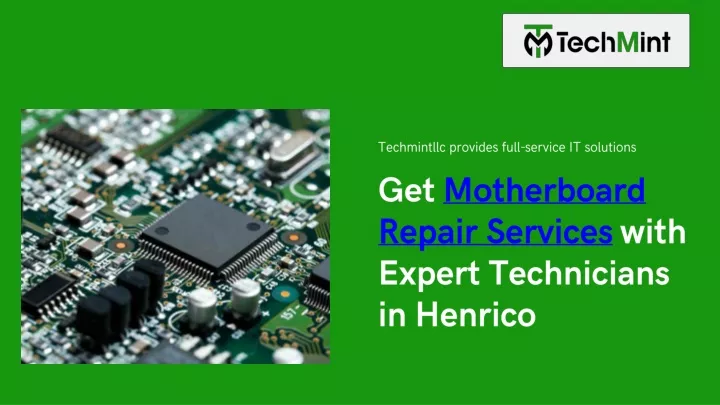 techmintllc provides full service it solutions