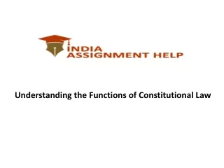 Understanding the Functions of Constitutional Law