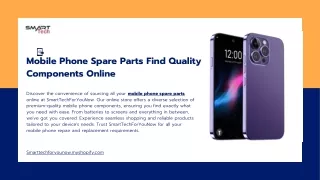 Spare Parts For Cell Phones