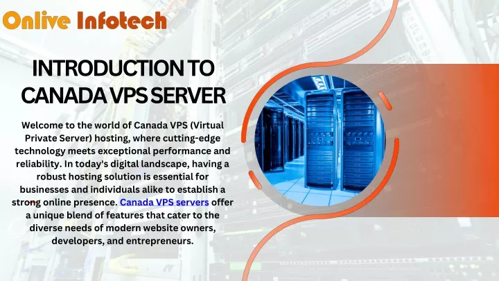 introduction to canada vps server