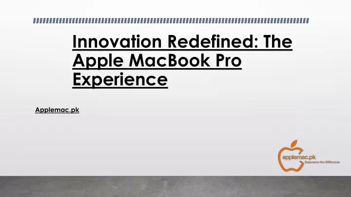 innovation redefined the apple macbook pro experience