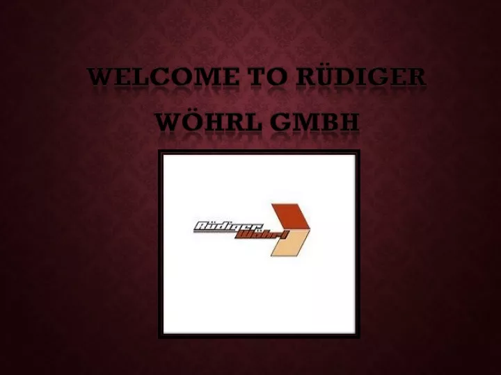 welcome to r diger w hrl gmbh