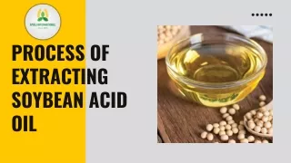 Process Of Extracting Soybean Acid Oil