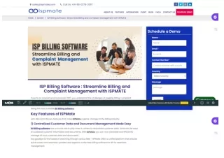 ISP Billing Software Streamline Billing and Complaint Management with ISPMATE