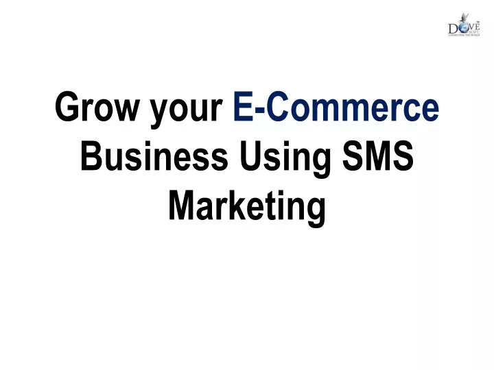 grow your e commerce business using sms marketing