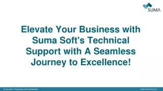 elevate your business with suma soft s technical