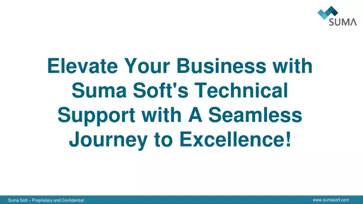 elevate your business with suma soft s technical