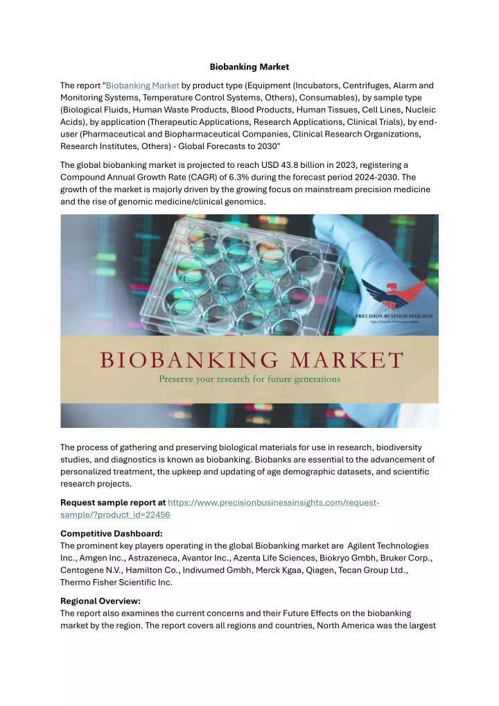 biobanking market