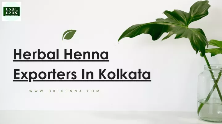 herbal henna exporters in kolkata